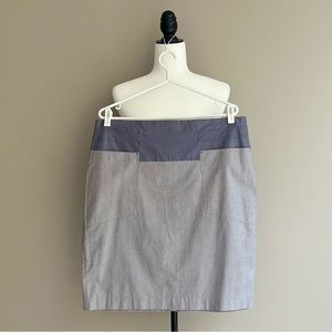Light summer cotton skirt size 14- Pencil skirt